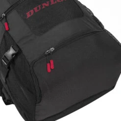 Dunlop SX Casual Sport Long Backpack Racquet Bag (Black/Red) -Racquetguys DT20 10295390 CASUAL SPORTY LONG BACKPACK BLK RED 7