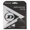 Dunlop Explosive Spin 17/1.25 Tennis String (Black)