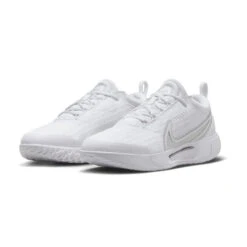 Nike Court Zoom Pro Women's Tennis Shoe (White/Silver) -Racquetguys DV3285 102 3