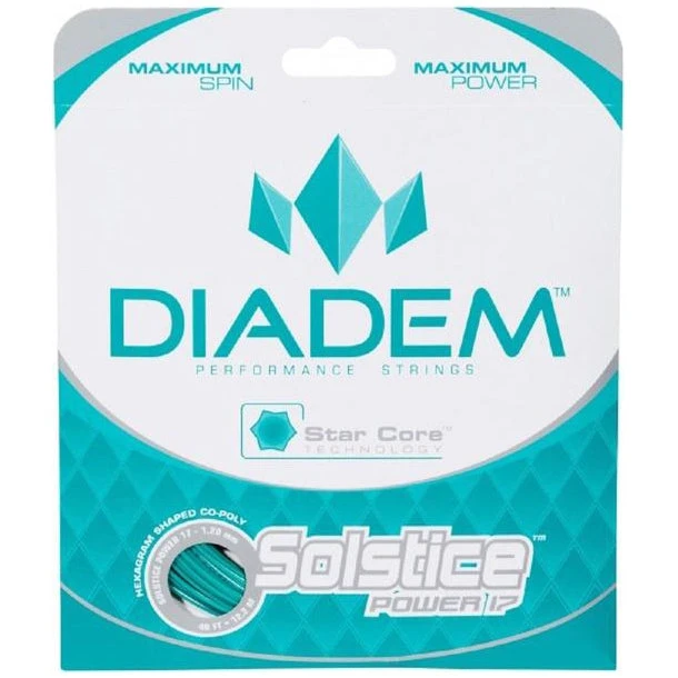 Diadem Solstice Power 17/1.20 Tennis String (Teal) 3 Diadem Solstice Power 17/1.20 Tennis String (Teal)