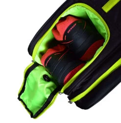 Dunlop Elite Tournament Thermo Bag (Black/Yellow) -Racquetguys DunlopEliteTournamentThermoBag3