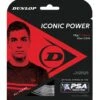 Dunlop Iconic Power 18 Squash String (Grey) -Racquetguys DunlopPSA StringPackaging IconicPower18g