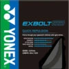 Yonex BG Exbolt 63 Badminton String (Black) -Racquetguys EXBOLT63black
