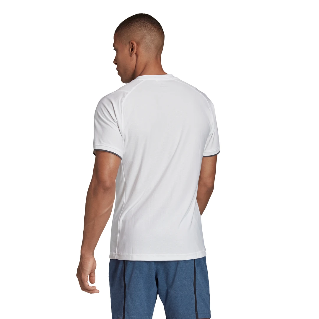 Adidas Men's Freelift AeroReady Top (White) 12 Adidas Men's Freelift AeroReady Top (White) - Image 10