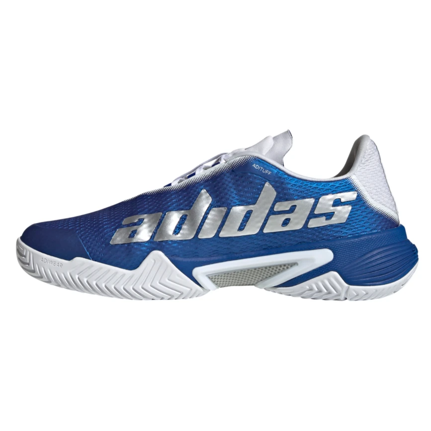 Adidas Barricade Men's Tennis Shoe (Royal Blue/Cloud White/Silver Metallic) 4 Adidas Barricade Men's Tennis Shoe (Royal Blue/Cloud White/Silver Metallic) - Image 2
