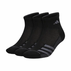 Adidas Men's Superlite Quarter Crew Socks (Black)