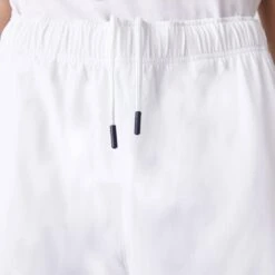 Lacoste Men's Ultra Light Short (White/Navy Blue) -Racquetguys GH6961 522 33