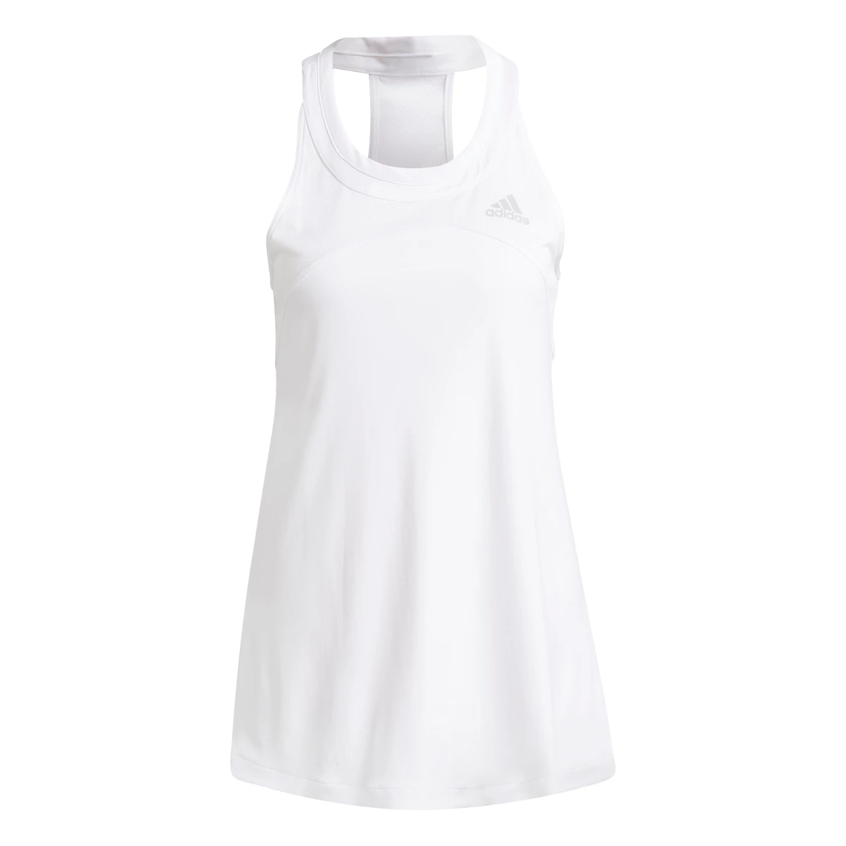 Adidas Women's Club Tank (White/Grey) 8 Adidas Women's Club Tank (White/Grey) - Image 7