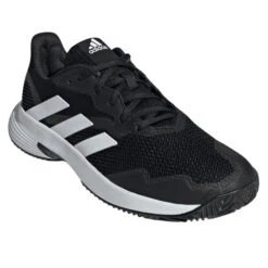 Adidas CourtJam Control Men's Tennis Shoe (Core Black/Cloud White) -Racquetguys GW2554 6