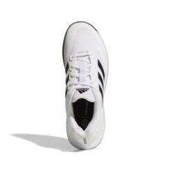 Adidas GameCourt 2 Men's Tennis Shoe (White/Black) -Racquetguys GW2991 3 FOOTWEAR Photography TopPortraitView white