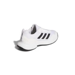 Adidas GameCourt 2 Men's Tennis Shoe (White/Black) -Racquetguys GW2991 7 FOOTWEAR Photography BackLateralTopView white