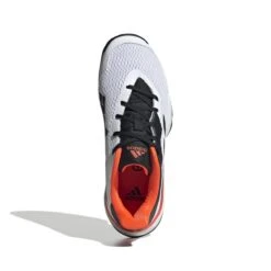 Adidas Barricade Junior Tennis Shoe (White/Black/Red) 13 Adidas Barricade Junior Tennis Shoe (White/Black/Red) -Racquetguys GW2996 3 FOOTWEAR Photography TopPortraitView white