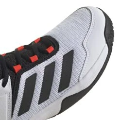 Adidas Ubersonic 4 Junior Tennis Shoe (White/Black/Red) -Racquetguys GW2997 9 FOOTWEAR Photography DetailView2 white