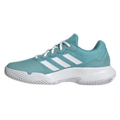 Adidas GameCourt 2 Women's Tennis Shoe (Mint Ton/Cloud White) -Racquetguys GW6262 5