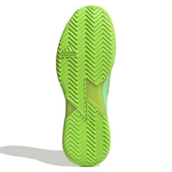 Adidas Adizero Ubersonic 4 Men's Tennis Shoe (Beam Green/Signal Green) -Racquetguys GW6793 4 FOOTWEAR Photography BottomView white