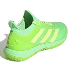 Adidas Adizero Ubersonic 4 Men's Tennis Shoe (Beam Green/Signal Green) -Racquetguys GW6793 7 FOOTWEAR Photography BackLateralTopView white