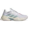 Adidas Barricade Parley Women's Tennis Shoe (White/Grey) -Racquetguys GX6417 1 FOOTWEAR Photography SideLateralCenterView white