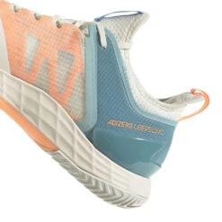 Adidas Adizero Ubersonic 4 Parley Men's Tennis Shoes (White/Beam Orange) -Racquetguys GX9623 9 FOOTWEAR Photography DetailView2 white