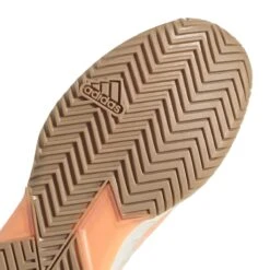 Adidas Adizero Ubersonic 4 Parley Women's Tennis Shoes (White/Beam Orange) -Racquetguys GX9624 8 FOOTWEAR Photography DetailView1 white