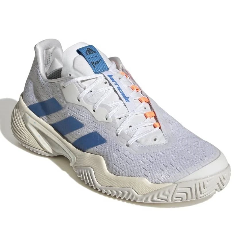 Adidas Barricade Parley Men's Tennis Shoe (White/Blue) 4 Adidas Barricade Parley Men's Tennis Shoe (White/Blue) - Image 2
