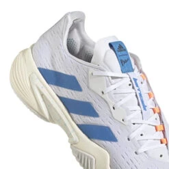 Adidas Barricade Parley Men's Tennis Shoe (White/Blue) 11 Adidas Barricade Parley Men's Tennis Shoe (White/Blue) -Racquetguys GY1369 8 FOOTWEAR Photography DetailView1 white