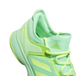 Adidas Ubersonic 4 Junior Tennis Shoe (Beam Green/Signal Green) -Racquetguys GY4019 8 FOOTWEAR Photography DetailView1 white