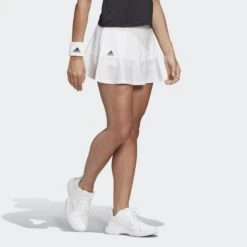 Adidas Women's HEAT.RDY Match Skirt (White) -Racquetguys Gameset Match Skort White FK0555 25 model