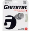 Gamma Synthetic Gut 17/1.27 With Wearguard Tennis String (White) -Racquetguys Gamma synthetic gut 17 wearguard white tennis string Racquetguys