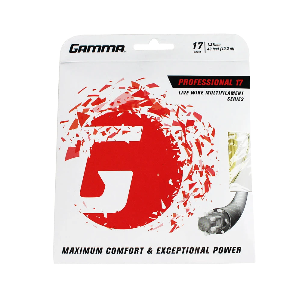 Gamma Live Wire Professional 17/1.27 Tennis String (Natural) 4 Gamma Live Wire Professional 17/1.27 Tennis String (Natural) - Image 2