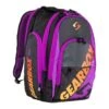 Gearbox Backpack - Court (Purple Accent With Red/Yellow Gradient) -Racquetguys GearboxCourtBackpack
