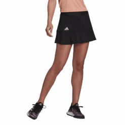 Adidas Women's Tennis Primeblue Aeroknit Match Skirt (Black)