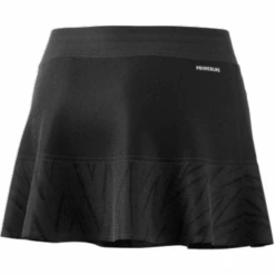 Adidas Women's Tennis Primeblue Aeroknit Match Skirt (Black) -Racquetguys H31425 APP virtual back white