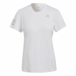 Adidas Women's Club Tennis Top (White/Grey Two) -Racquetguys HF1783 APP photo front white