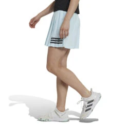 Adidas Women's Club Pleated Skirt (Blue) -Racquetguys HN6189 5 APPAREL OnModel SideView white