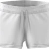 Adidas Women's Club Shorts (White) -Racquetguys HN6204 2 APPAREL 3D Rendering FrontView white