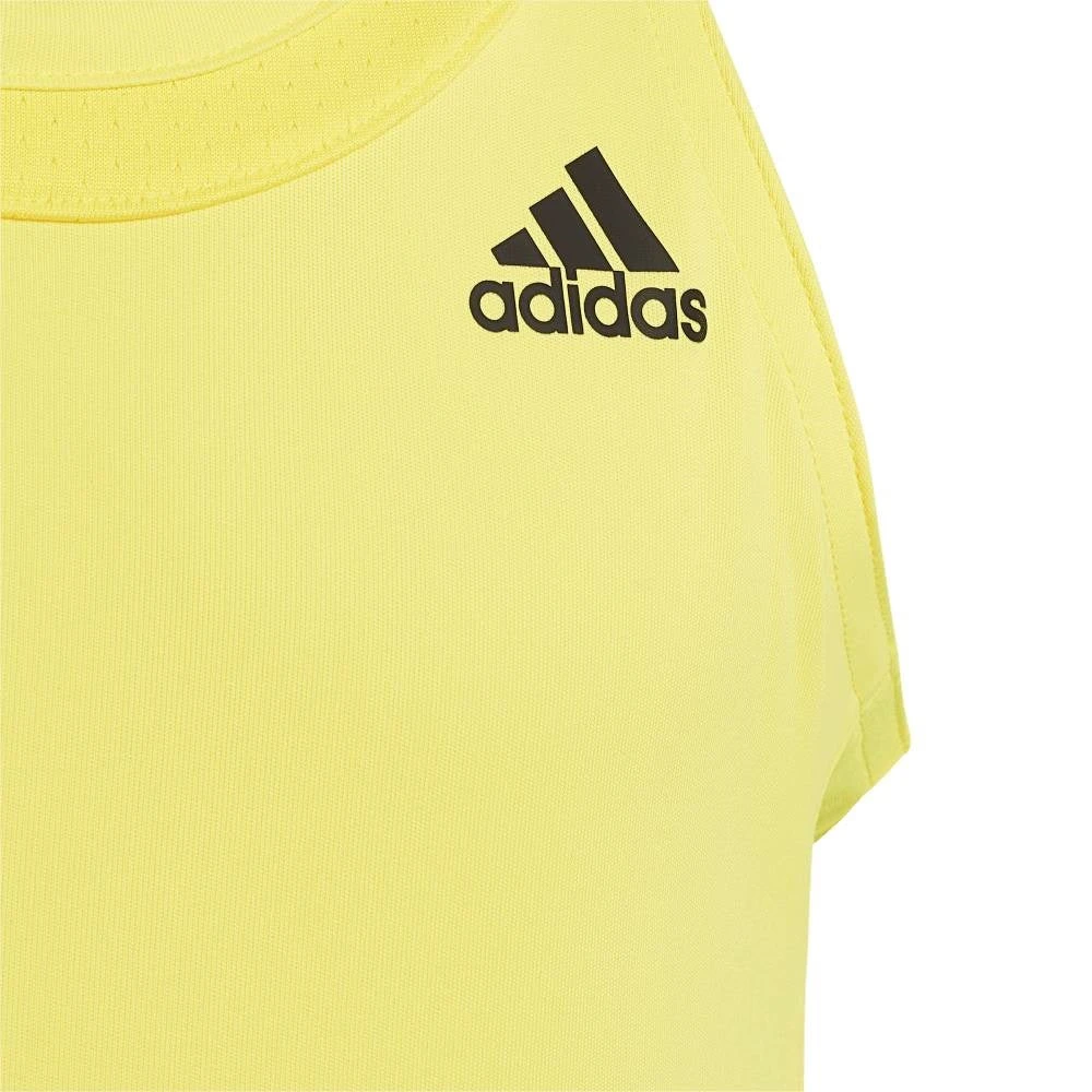 Adidas Girl's Club Tank Top (Beam Yellow) 6 Adidas Girl's Club Tank Top (Beam Yellow) - Image 4