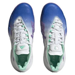 Adidas Barricade Women's Tennis Shoe (Blue/Purple) -Racquetguys HP7417 3 FOOTWEAR Photography TopPortraitView transparent
