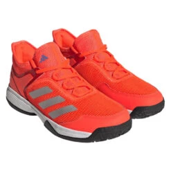 Adidas Ubersonic 4 Junior Tennis Shoe (Red) 11 Adidas Ubersonic 4 Junior Tennis Shoe (Red) -Racquetguys HP9698 6 FOOTWEAR Photography FrontLateralTopView transparent