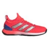 Adidas Adizero Ubersonic 4 Men's Tennis Shoe (Red) -Racquetguys HQ8379 1 FOOTWEAR Photography SideLateralCenterView transparent