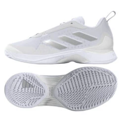Adidas Avacourt Women's Tennis Shoe (White) -Racquetguys HQ8404 1 FOOTWEAR 3D Rendering StandardView transparent 1