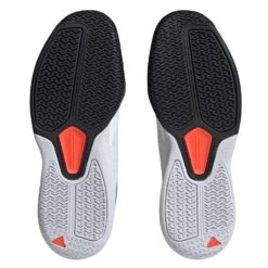 Adidas Courtflash Speed Men's Tennis Shoe (White/Black) -Racquetguys HQ8481 4 FOOTWEAR Photography BottomView transparent