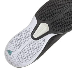 Adidas Courtflash Speed Men's Tennis Shoe (Black/White) -Racquetguys HQ8482 9 FOOTWEAR Photography DetailView2 transparent