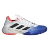 Adidas Barricade Men's Tennis Shoe (Blue/Black) -Racquetguys HQ8917 1 FOOTWEAR Photography SideLateralCenterView transparent
