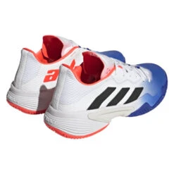 Adidas Barricade Men's Tennis Shoe (Blue/Black) -Racquetguys HQ8917 7 FOOTWEAR Photography BackLateralTopView transparent