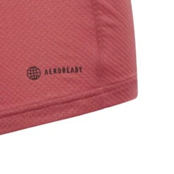 Adidas Girl's Club Top (Pink) -Racquetguys HS0552 5 APPAREL Photography DetailView2 transparent