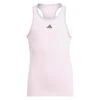 Adidas Girl's Club Tank Top (Pink) -Racquetguys HS0567 2 APPAREL Photography FrontCenterView transparent