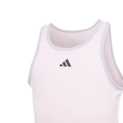 Adidas Girl's Club Tank Top (Pink) -Racquetguys HS0567 4 APPAREL Photography DetailView1 transparent