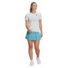 Adidas Women's Club 3 Stripe Top (White) -Racquetguys HS1449 7 APPAREL OnModel StandardOutfitView transparent