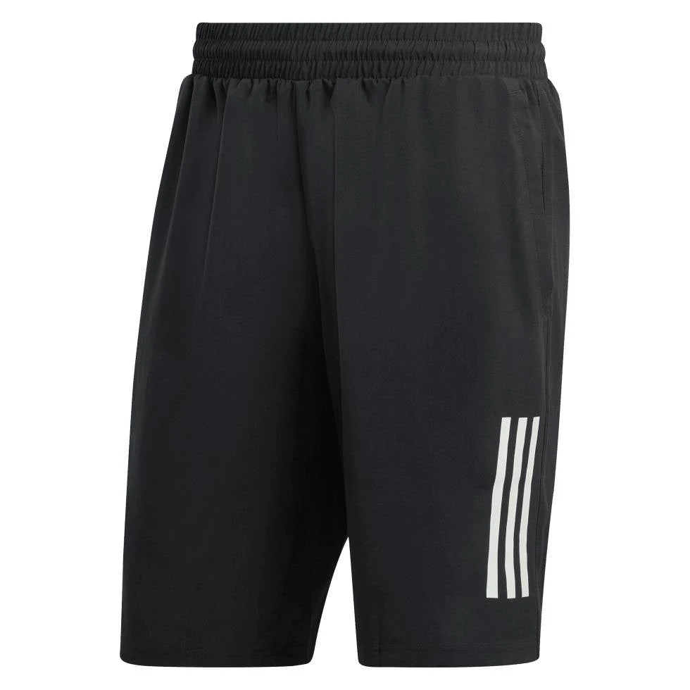 Adidas Men's 3 Stripe 7-inch Club Short (Black) 8 Adidas Men's 3 Stripe 7-inch Club Short (Black) - Image 6