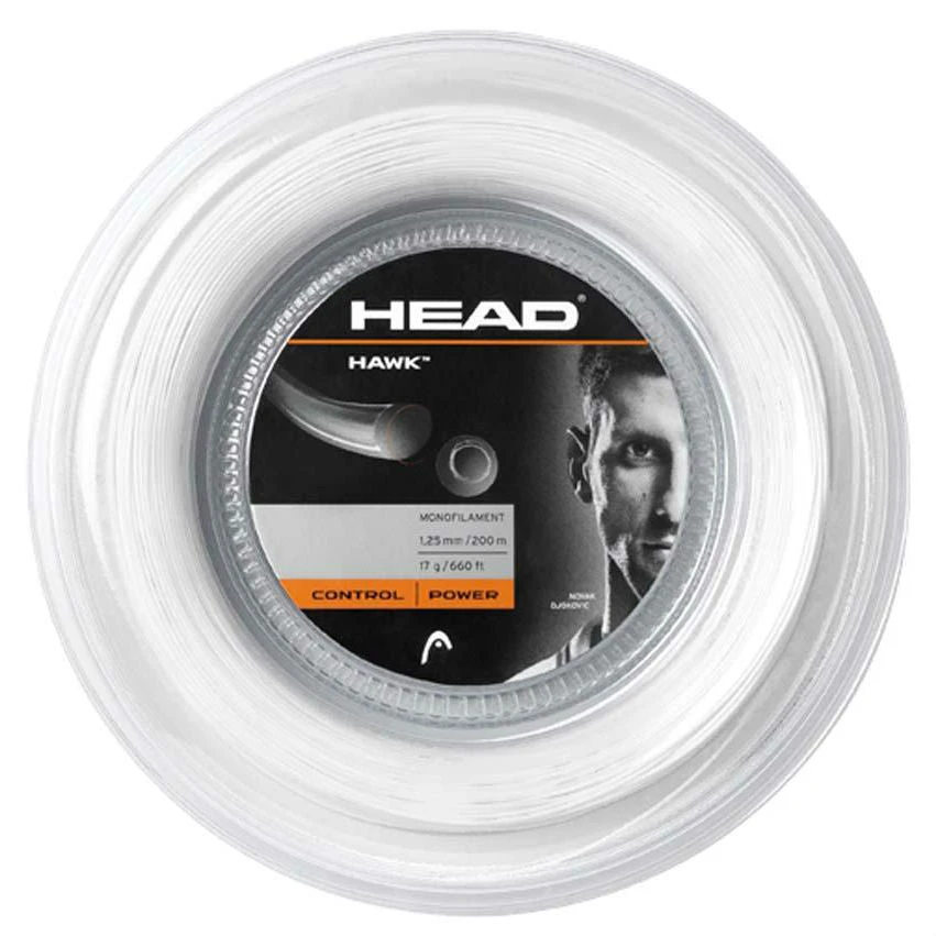 Head Hawk 17/1.25 Tennis String Reel (White) 3 Head Hawk 17/1.25 Tennis String Reel (White)